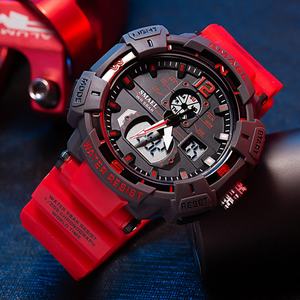 Reloj de Pulsera Impermeable con Cronómetro y Alarma SMAEL 8045 para Hombre, Pantalla Dual Analógica y Digital, Cronógrafo con Alarma - Product Image 5