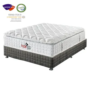 Acheter matelas d'hôtel ensemble de matelas en latex hybride commander en ligne lit moderne pleine grandeur matelas à ressorts ensachés en latex mousse à mémoire de forme