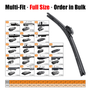 Produttori OEM di Spazzole Tergicristallo per Auto Tutte le <span class=keywords><strong>Dimensioni</strong></span> Alta Qualità Tergicristalli Universali per Auto - Product Image 3