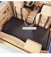 Nicht-aufblasbares Auto-Reisebett Faltbare Nappa-Leder Automatratze Tragbare Schlafmatte für Limousine SUV MPV Fahrzeugzubehör
