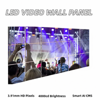 Panel de Video LED P1.56 P2.6 P2.9 P3.91, CMS con IA, Brillo de 4000 cd, Fondo Móvil, Pantalla de Alquiler para Interiores y Exteriores, 3 Años de Garantía