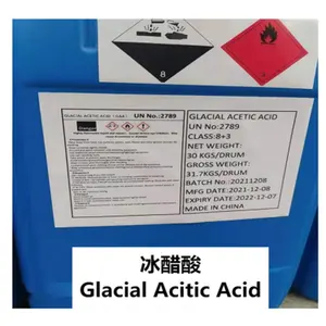 Cas no. 64-19-7 indústria e grau alimentício gaa/ácido acético glacial/ácido acético com entrega rápida e melhor preço