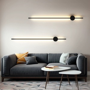 Iron Wall Lamp Lights Led Lighting LED 9W Nordic Light Modern Stick Decorate Indoor Office Home Living Room Hotel Gold Black - Product Image 5