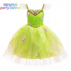 Costume de fée HESPER pour filles, robe de princesse Tinker Bell, ailes d'elfe, robe de fête d'anniversaire pour tout-petits, polyester - Product Image 3