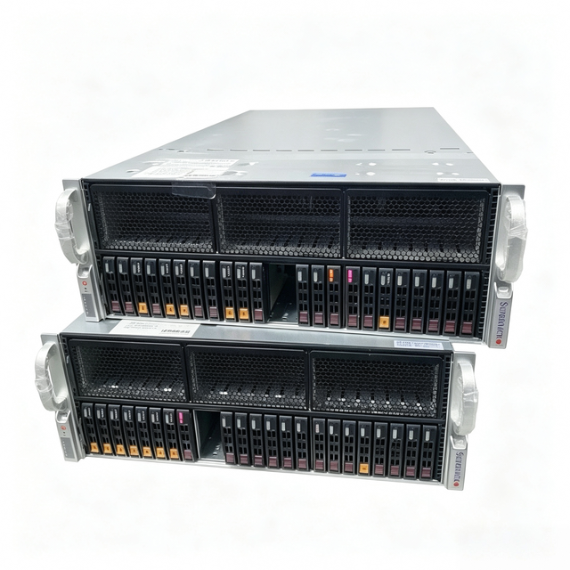 SYS-420GP-TNR 4U AI GPU Server Chassis Supports 8-10 GPU 12 PCIe 4.0 Redundant Power Used Tested
