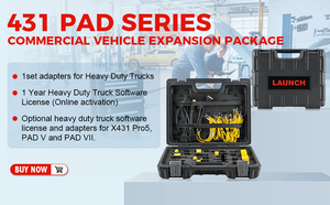 แพ็คเกจเสริมสำหรับยานยนต์เพื่อการพาณิชย์ X431 PAD SERIES - Product Image 3