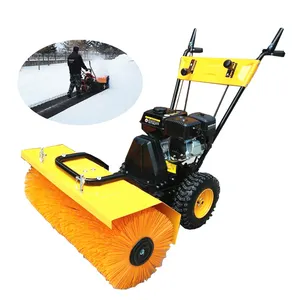 snow removal brush equipment for car tractor snow broom sweeper machine attachment