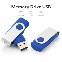 Clé USB personnalisable avec logo, clé USB pivotante, clé USB portable, clé USB pour cadeau promotionnel, vente en gros