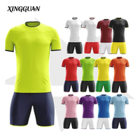 Conjunto de Uniforme de Fútbol de 2 Piezas de Alta Calidad, Personalizado con Logotipo Sublimado, Transpirable