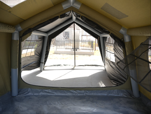 Ventes chaudes <span class=keywords><strong>Tente</strong></span> de camping aérienne imperméable coupe-vent >3000mm indice d'imperméabilité kaki ouverture automatique rapide 4 saisons <span class=keywords><strong>tente</strong></span> de cabine en oxford - Product Image 5