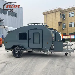 Wecare kleiner gelände-/gelände-wohnwagen rvs mini-camper-van wohnmobil camping-anhänger