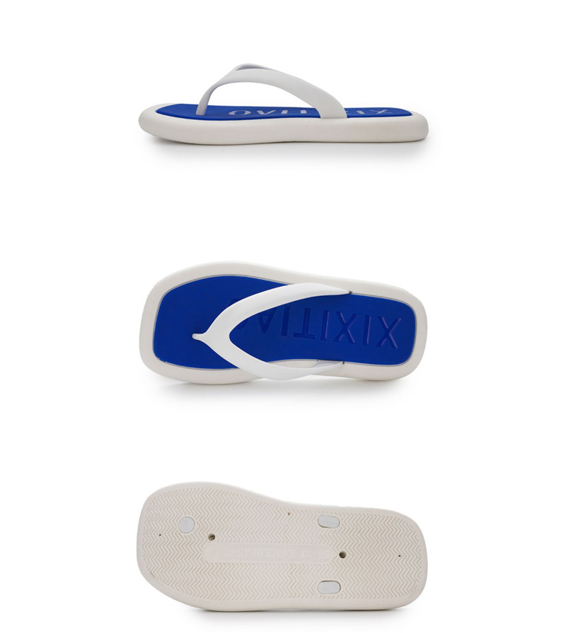 Fashion Square Flip-flops Casual Outdoor Indoor Holiday Flat Clip Toe Beach Flip Flops Slippers