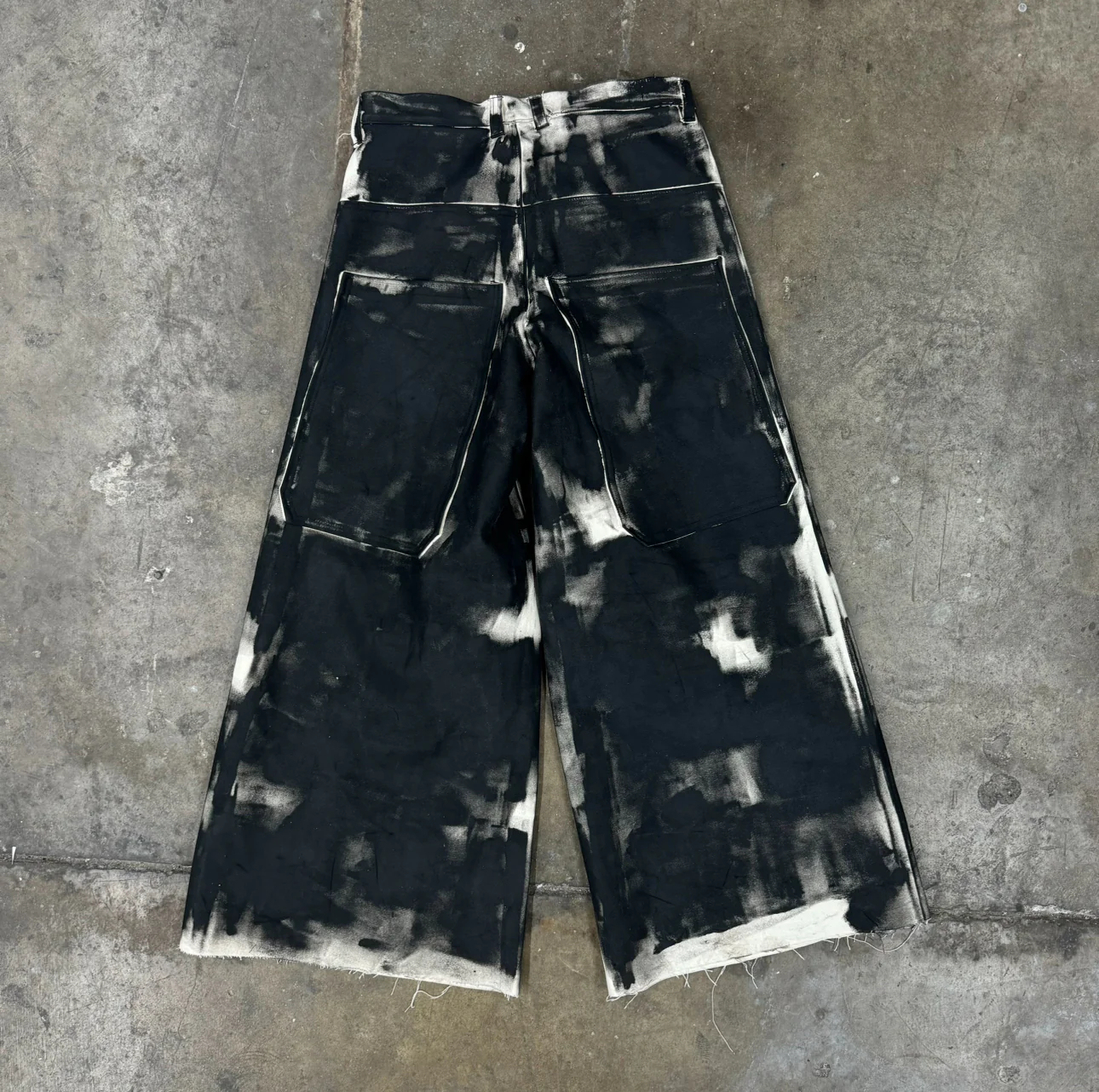 LARSUR Custom Factory Oil Stain Waxed Coated Twill Denim Super