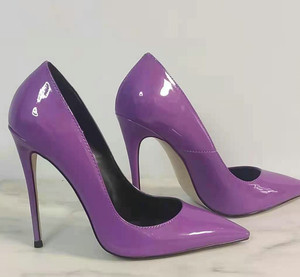 Zapatos de Mujer Talla Grande 47, Pintura Fluorescente, Varios Colores Disponibles, Punta Puntiaguda, Tacones Altos, Zapatos de Vestir para Mujer - Product Image 3