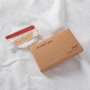 Ensemble de commodités pour hôtels Emballage en papier kraft écologique personnalisé Brosse à dents en bambou Ensemble d'articles de toilette de luxe pour chambres - Product Image 5