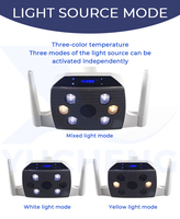 Lampe LED dentaire à induction pour fauteuil dentaire, température de couleur réglable, sans ombre