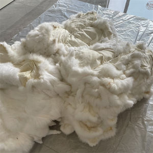 良質100%本物のなめしウサギの毛皮 - Product Image 6