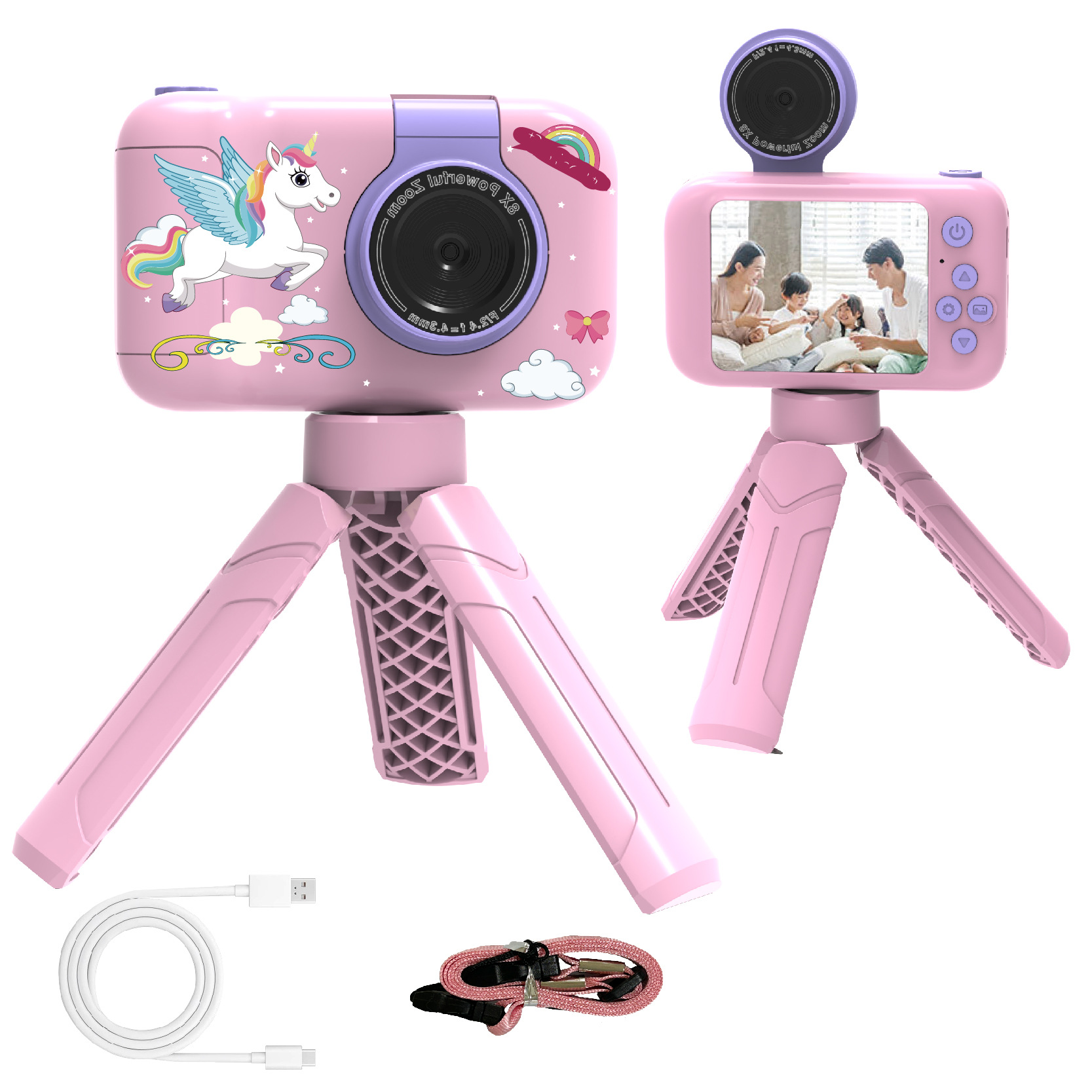 Pink unicorn holder model (no card)