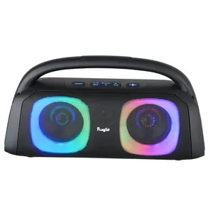 2023 Novo portátil ao ar livre profissional Subwoofer DJ sem fio colorido impermeável Mini Speaker
