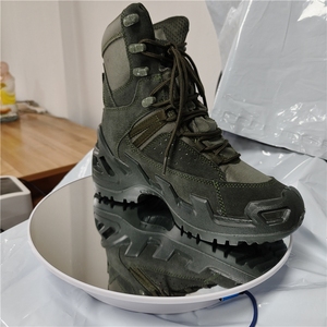 Bottes tactiques légères en daim TSB08 avec injection de PU haute densité, coupe haute et bottes montantes - Product Image 4