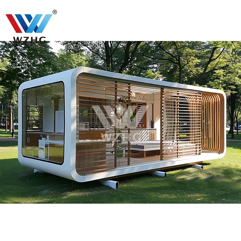 Prefab modular house apple cabin container house modern design office pod prefabricated apple cabin home