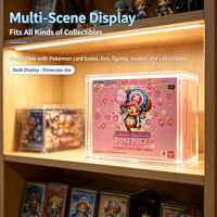 Étui de présentation magnétique en acrylique personnalisé, écologique, transparent et anti-poussière pour collection de cartes One Piece TCG EB-01 Memorial