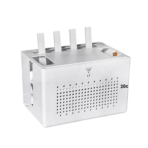 Router Power Strip Storage Box Power Cord Organizer Plastic Modern Rectangular Storage