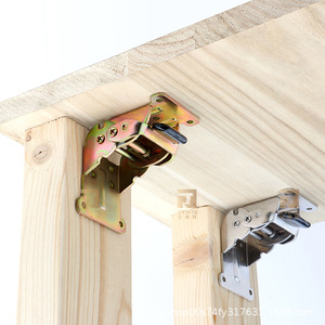Charnière de meuble JNT-178 en fer, multi-angles, à montage en surface, pour support d'extension de pied de table - Product Image 2