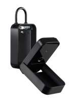 Caja de Seguridad Inteligente Tuya BLE con Llave, IP65 Impermeable, Huella Dactilar, Contraseña, Desbloqueo Remoto por App, Caja de Seguridad para Llaves para Propietarios de Apartamentos y Propiedades Inmobiliarias