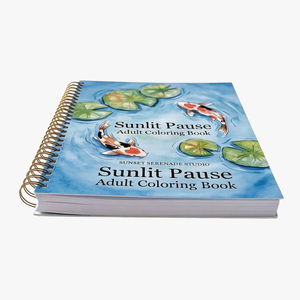 Carnet à spirale personnalisé de haute qualité, impression couleur, reliure double spirale, couverture brillante, couverture rigide, prix de gros - Product Image 3