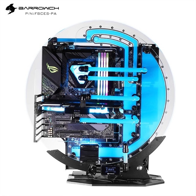 OEM STAR1 Open Chassis Custom Gaming Computer Case Liquid Cooled Computer PC Irregular Shape Supports Water Cooled Pc case