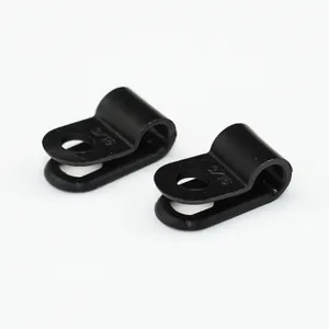 Cable Clamp for Insulated Cable Accessories Plastic Wire Clip Electrical Plastic China Lowest Price Nylon Pa66 Black Color 1/2