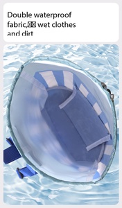 Bolsa de natación para niños, mochila <span class=keywords><strong>portátil</strong></span> con separación de ropa seca y húmeda, bolsa de playa impermeable para niños y niñas, mochila de natación con cierre de cordón - Product Image 6