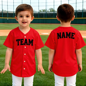Maillots de baseball personnalisés respirants pour jeunes, à séchage rapide, pour les marchés des États-Unis, du Japon et de la Corée - Product Image 1
