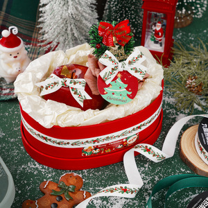 Nastro Natalizio Esclusivo <span class=keywords><strong>di</strong></span> Produzione Cinese in Poliestere, Accessorio Versatile per Confezioni Regalo e Fai-da-Te, Decorazione Festiva - Product Image 6