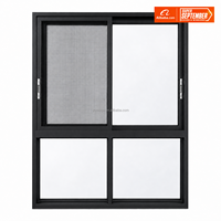 Ventanas Corredizas Horizontales de Aluminio con Marco Delgado, Diseño Acristalado de Estándar Estadounidense, Eficiencia Energética, para Uso Escolar