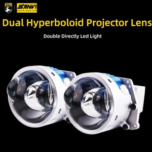 Sanvi New Led Headlight 3" S16 Bi LED <b>Projectors</b> Lens with Low Beam&Dual High Beam <b>Lights</b> for Vehicle Headlight - Product Image 3