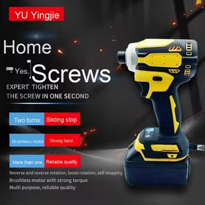 Лидер продаж, Портативный перезаряжаемый беспроводной Электроинструмент 21 В, Электрический ударный ключ для DIY Industrial - Product Image 2