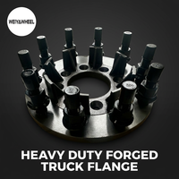 Entretoises de roue arrière doubles Weiya 1 pouce 8x165.1 à 10x285.75 pour Chevy GMC