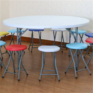 Gran oferta, silla plegable para 10 personas convertible, mesa <span class=keywords><strong>de</strong></span> banquete <span class=keywords><strong>de</strong></span> plástico para exteriores para bodas, fiestas, <span class=keywords><strong>resina</strong></span> para hoteles, comedor - Product Image 3