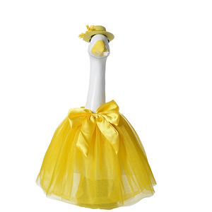 MSYO Disfraz de <span class=keywords><strong>Ganso</strong></span> para Porche con Falda de Tul y Sombrero, Temática del Día de San Patricio, con Estampado de Trébol, para Decoración de Jardín y Porche - Product Image 6