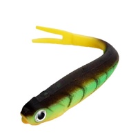 Leurre souple en forme de poisson, leurre d'imitation longue distance, queue d'imitation, appât 13cm/7g pour achigan et black-bass, vente en gros
