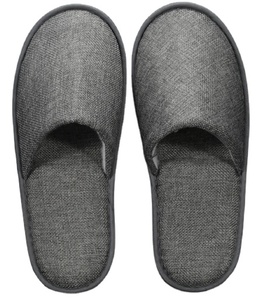 Zapatillas de Spa desechables para habitación de hotel de lujo con diseño moderno y logotipo personalizado OEM, tela para siesta Lisa fabricada para hoteles - Product Image 1