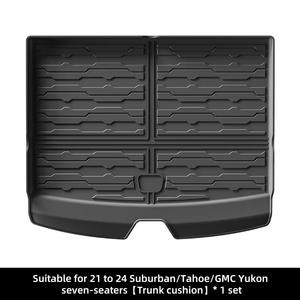 2021-2024 Chevrolet Tahoe/GMC Yukon/Saboban 100% Protection de l'environnement TPE Tapis de <span class=keywords><strong>voiture</strong></span> <span class=keywords><strong>Valise</strong></span> et coussin arrière de siège étanche - Product Image 3