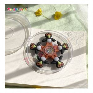 สปินเนอร์พลาสติกน้ำหนักเบา เงียบ ใช้ซ้ำได้ ลายรุ้ง ปรับแต่งได้ตามต้องการ ของเล่นเสริมพัฒนาการทางประสาทสัมผัส อุปกรณ์ EDC สำหรับผู้ใหญ่และเด็ก - Product Image 3