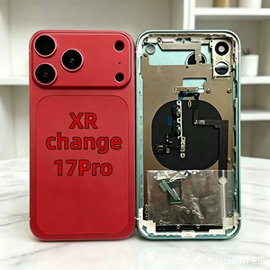 Vetro Posteriore per <span class=keywords><strong>iPhone</strong></span> XR 11 12 16 Convertibile in 17 Pro, Cover Posteriore in Vetro per Telefono Cellulare, Scocca Posteriore per Batteria - Product Image 1