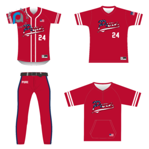 Conjunto de camiseta de béisbol y softball con diseño de sublimación personalizado, uniforme de entrenamiento de impresión digital transpirable con pantalones largos para jóvenes adultos - Product Image 4
