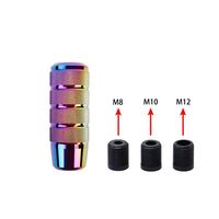 Pomo de Cambio de Marchas Manual/Automático, Cabeza de Palanca de Cambios Larga Antideslizante, Pomo de Cambio Universal para Modificación de Automóviles, Varilla de Extensión JDM