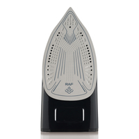 Fer à vapeur électrique RAF 1600W avec semelle en céramique, appareil de pressage de vêtements avec fonction vapeur verticale et thermostat réglable