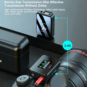 SX62 <b>wireless</b> lavalier <b>microphone</b>, ultra lightweight, noise cancelling, battery life of up to 48 hours, - Product Image 3